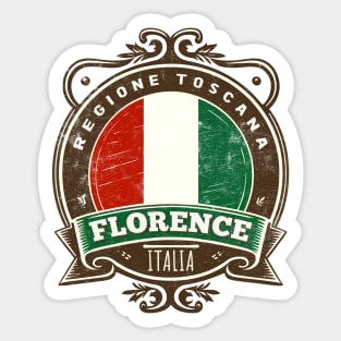 Florence ---- Italia Retro Design Sticker